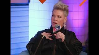 Pink Defends Madonna in absurd interview question [upl. by Minerva]