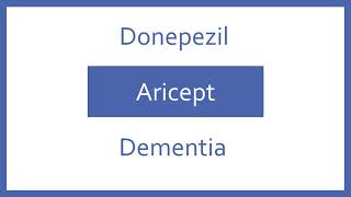 Donepezil Pronunciation  Generic Name Brand Name Indication Top 200 Drugs PTCB PTCE NCLEX Test [upl. by Range142]