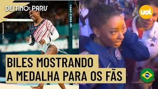 OLIMPÍADAS 2024 OLHA COMO É PESADA SIMONE BILES VAI A BOTECO E DEIXA IRMÃ SENTIR PESO DO OURO [upl. by Llebana164]