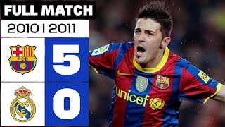 FC Barcelona vs Real Madrid 50 20102011 PARTIDO COMPLETO [upl. by Lenna]