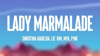 Lady Marmalade  Christina Aguilera Lil Kim Mya PnkVisualized Lyrics🦀 [upl. by Artus]