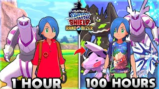 Only Legendarys  Pokemon Sword amp Shield Randomizer 100 Hours Gameplay  Only Legendary Challenge [upl. by Onairda]