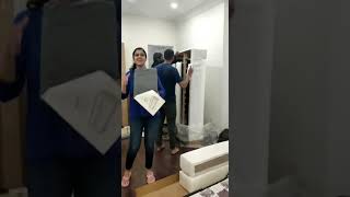 Unboxing  Assembling  Klippan sofa  IKEA [upl. by Darum75]