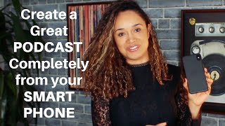 🎙📱 How to Start a Podcast on Your Phone  Anchor Spotify Podcast Tutorial [upl. by Enialehs]