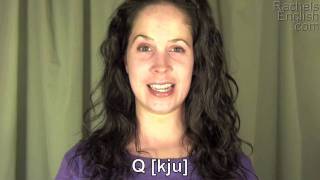 How to Pronounce the Alphabet American English Pronunciation [upl. by Isnyl]