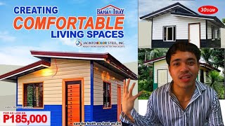 NAPAKAMURANG BAHAY 185K PHP LANG NAPAKAGANDA AT NAPAKATIBAY  BAHAY TIBAY PREFABRICATED HOUSE [upl. by Venezia]