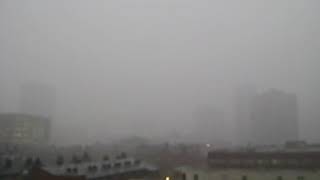 Tornado Sirens in Downtown Chicago Original Video Recording [upl. by Llesig]