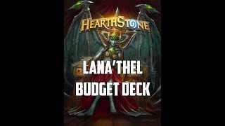 Hearthstone Abenteuer Blutkönigin Lanathel BUDGET DECK Deutsch HD [upl. by Zildjian]