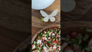 Receta Ceviche de camarón súper fácil hogar cocina recetas [upl. by Lleksah]