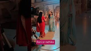 Radhika vs Rani full fight  manati sundar radhika bts saree [upl. by Chem]