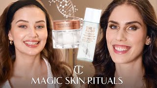 Get Unready with Cassandra Bankson  Sarah Palmyra Magic Skin Rituals Ep4  Charlotte Tilbury [upl. by Marja]