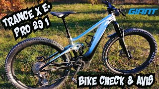 Giant Trance X E Pro 29 2021 Bike Check et avis du VAE All Mountain [upl. by Dav198]