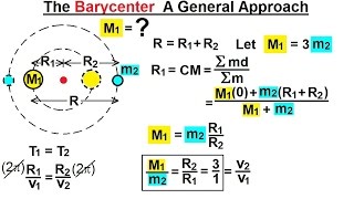 Astrophysics Binary Star System 8 of 40 The Barycenter A General Approach [upl. by Desmond]