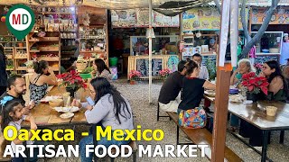 La Cosecha Organic Food Market in Oaxaca City Mexico [upl. by Cirdes]