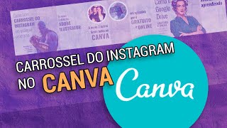 Como fazer carrossel do Instagram no Canva 23 [upl. by Terrel]