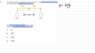 Gravitational Fields Exam Questions  A Level Physics AQA Edexcel OCR A level 1 [upl. by Arbmahs279]