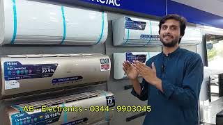 Haier Dc inverter Ac price in Pakistan 2024  HF HFM  HFP  HPMT3  All Models Walkaround [upl. by Dopp142]