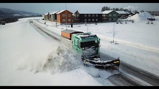 HD  The Snowplower  Brøytefilm  Snowplowing movie Norway 2018  K70  DJI  Gopro [upl. by Nnyluqcaj241]