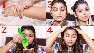 Top 5 Uses of Aloe Vera Gel  Aloe Vera Benefits for Skin amp Hair  Rose Tamil Beauty Tips [upl. by Samaj]