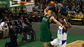 Brian Scalabrine The White Mamba 100 Point Challenge NBA 2K11 [upl. by Inaoj42]