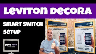 Leviton Decora SMART Switch Setup [upl. by Aivek]