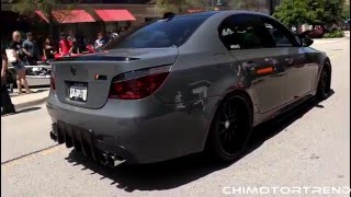 BMW E60 M5 V10 Dinan Exhaust  INSANE Sound  Revs [upl. by Charo64]