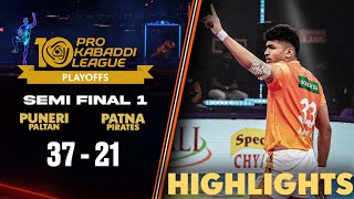 Aslam Inamdar Guides Pune to the PKL Finals  PKL 10 Semi Final 1 Highlights [upl. by Matlick519]