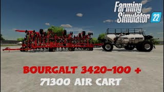 FS22 New Mod console Bourgault 3420100  71300 Air Cart  Mods in the spotlights 62 [upl. by Elorac985]