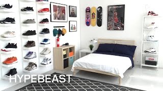 IKEA® and HYPEBEAST Design the Ideal Sneakerhead Bedroom [upl. by Xila]