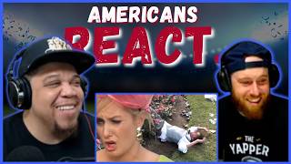 AMERICAN REACTS TO THE MELBOURNE CUP  STRAYAS CLASSIEST DAY  REAL FANS SPORTS [upl. by Yoccm]