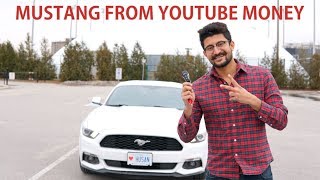 Bought Mustang on CASH with YouTube Money  MY FIRST CAR [upl. by Evets395]