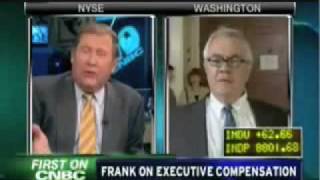 Barney Frank tells CNBCs Mark HainesquotThis Interview is Overquot [upl. by Tsenre]