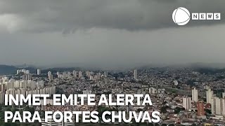 Instituto de Meteorologia emite alerta para fortes chuvas [upl. by Holly-Anne]