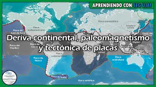 Deriva continental paleomagnetismo y tectónica de placas  Aprendiendo con SEG UJAT [upl. by Dde]