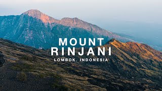 Mount Rinjani 2020  Cinematic Drone in 4K [upl. by Yelehsa]