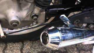 BMW R100  Megaphone exhaust [upl. by Gariepy827]