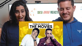 Types Of People At The Movies Reaction By Arabs  Jordindian  People In Cinemas [upl. by Cirdek]