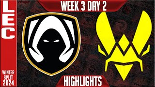 TH vs VIT Highlights  LEC Winter 2024 Week 3 Day 2  Team Heretics vs Team Vitality [upl. by Thorvald446]