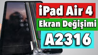 iPad Air 4 Ekran değişimi A2316 Cam değişimi [upl. by Glogau]