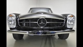 Full Restoration of 1969 MercedesBenz 280SL  W113 Pagoda in Black [upl. by Accem]