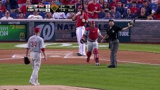 PHIWSH Sandberg Burnett ejected in the 2nd inning [upl. by Ennirak795]