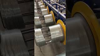 GST high speed wire coil roller machine for galvanized wire production line [upl. by Milly]