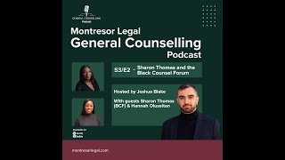 General Counselling  Sharon Thomas and Black Counsel Forum [upl. by Rudy404]