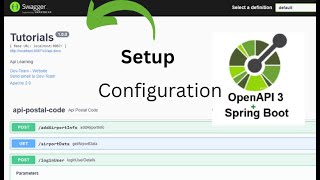 Spring Doc OpenApi Setup In SpringBoot  Swagger Setuo using SpringDoc Open apiSpringBoot tutorials [upl. by Odnesor267]