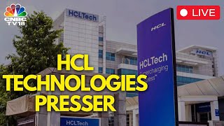 LIVE  HCL Tech Q1FY25 Earnings  HCLTech Presser  Earnings Central  N18L  CNBC TV18 [upl. by Adnawot]