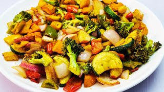 Roasted Vegetables in Air Fryer [upl. by Anaujahs]