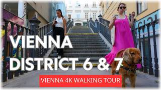 Vienna 🇦🇹 Neubaugasse Walk from District 6 to 7  Mariahilf to Neubau [upl. by Arlyne286]