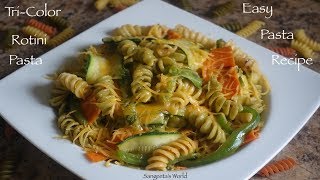 RotiniPastaSalad • Easy amp Quick Recipe • Sangeetas World [upl. by Dierdre]