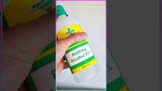 🧼Get Rid of Sticker Residue  Use Rubbing Alcohol short diywoodworking cupboard cleaning viral [upl. by Aihtnys]