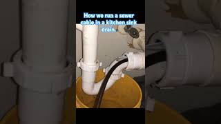 Clogged Kitchen Sink Drain  Plumbing Tricks  Ultra Plumbing amp Drain Cleaning Inc [upl. by Fein799]